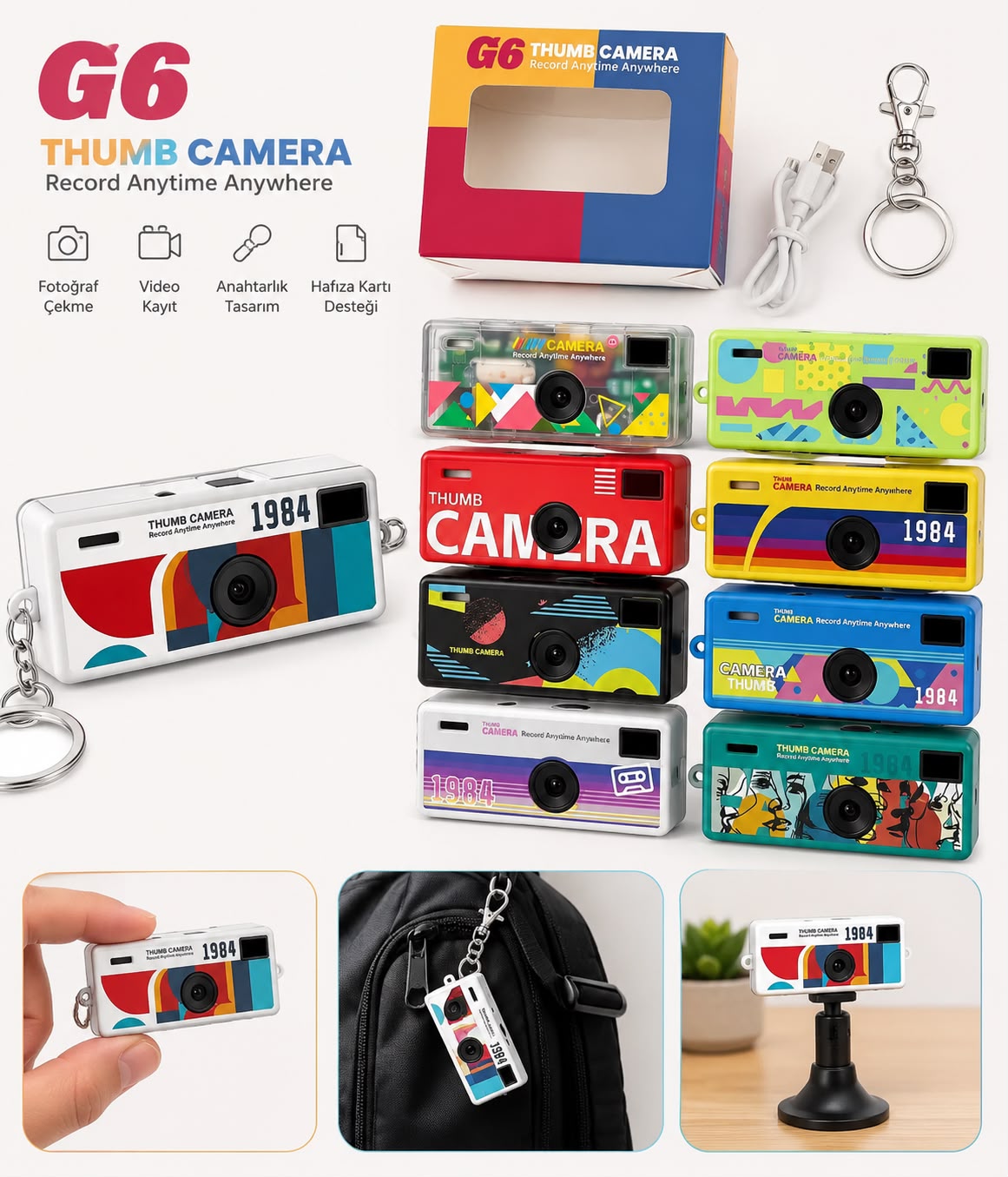 G6 Thumb Mini Kamera